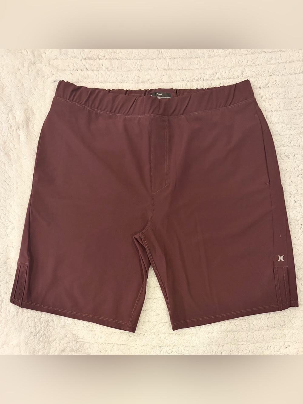 Hurley Men's Athletic Shorts - Burgundy